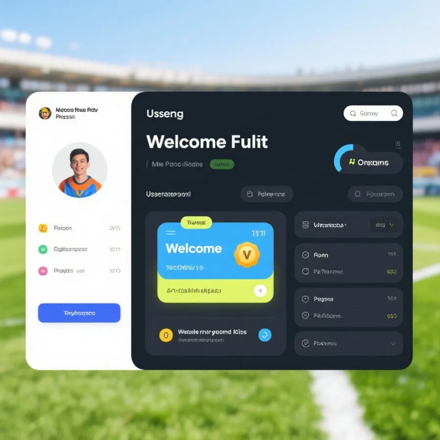 新手註冊後的功能導覽示意